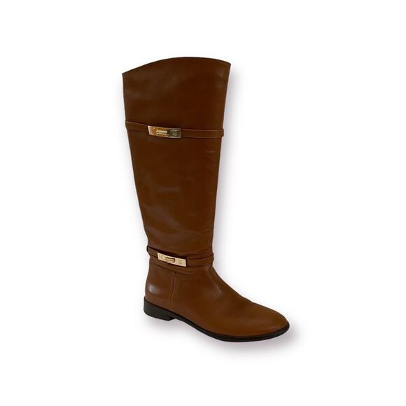 Vince Camuto VC Signature Cognac Tan Riding Boots - Picture 1 of 9